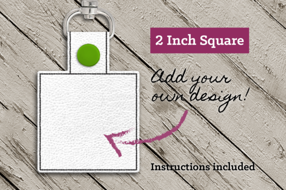 Blank Square ITH Key Fob: A Designer’s Review