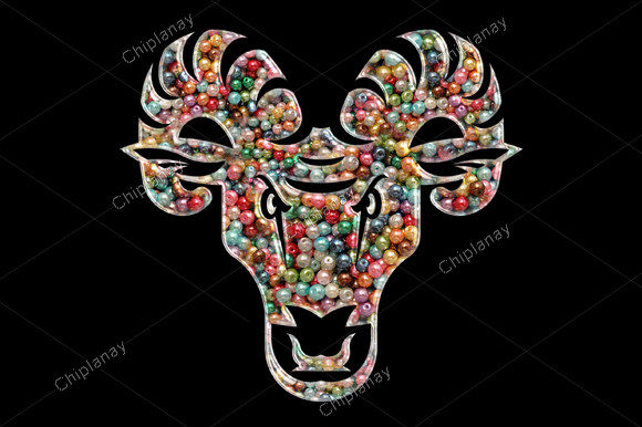 Bull Cow Head Beads Embroidery Review