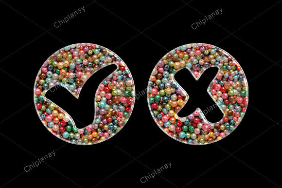 Review: Approve Reject Beads Colorful Embroidery