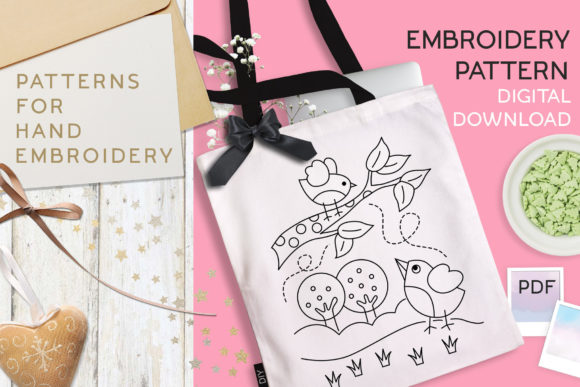 Review: Hand Embroidery Pattern Birds for Makers