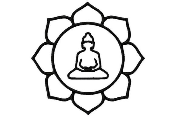 Review: Meditating Buddha Black White for Craft Fairs