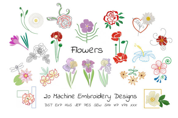 Review: The Beautiful Flowers Embroidery Bundle