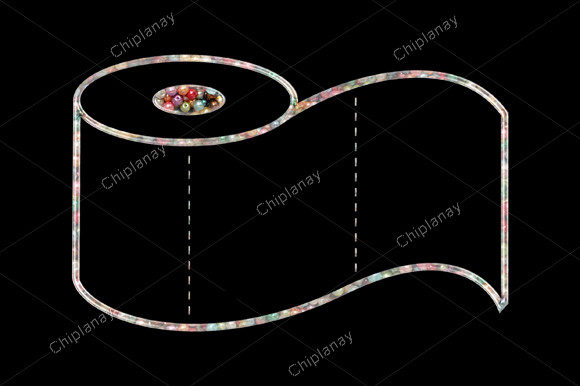 Review: Toilet Paper Beads Colorful Embroidery