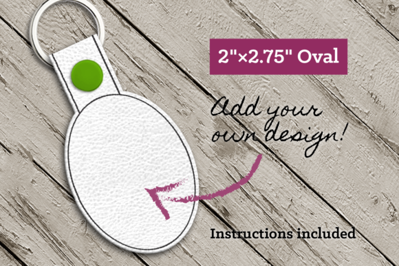 Reviewing Blank Oval ITH Key Fob for Boutique Sweatshirts