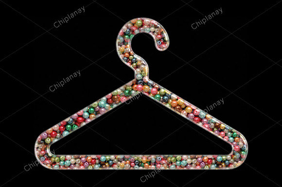 Reviewing Clothes Hanger Beads Colorful Embroidery