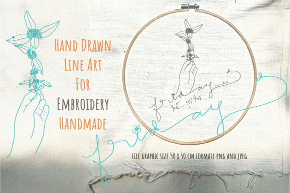 Reviewing Happy Friday Embroidery Line Art for Makers