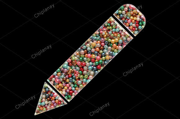Reviewing Pen Pencil Beads Colorful Embroidery