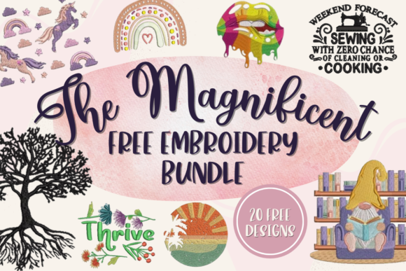 Reviewing The Magnificent Free Embroidery Bundle